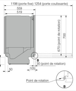 ASKO Lave-vaisselle intégré Logic 60 cm DSD444B