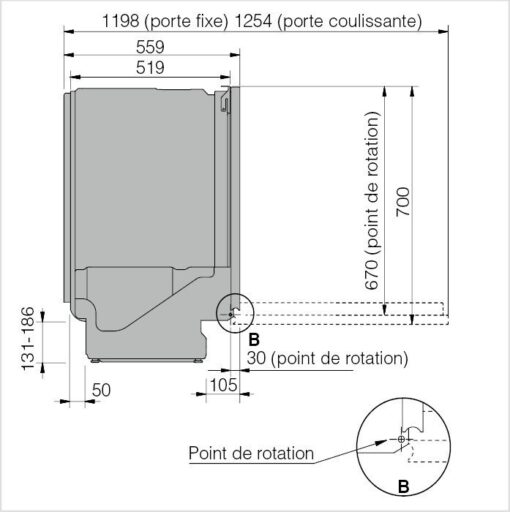 ASKO Lave-vaisselle intégré Logic 60 cm DSD444B