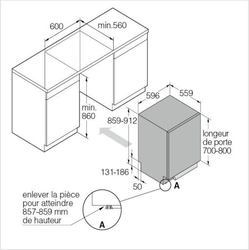 ASKO Lave-vaisselle intégré Style 60 cm DFI644BXXL/1