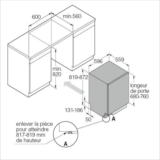 ASKO Lave-vaisselle intégré Logic 60 cm DFI444B/1