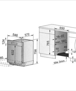 FORS Lave-vaisselle SMS 55 cm LV-455NI EL 41091