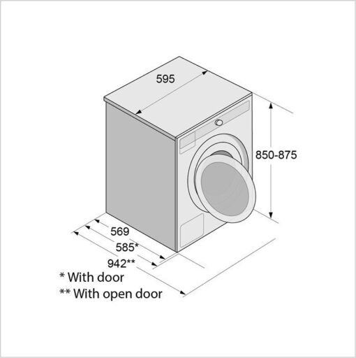 ASKO Lave-linge MFH WMC6863P.W