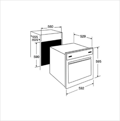 BRANDT Four 60 cm BXP5556X