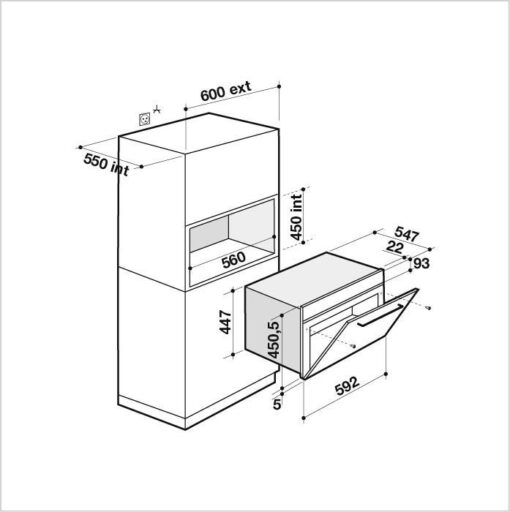 DE DIETRICH Combisteam 60 cm DKR7580A