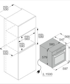 ASKO Four à pyrolyse 60 cm OP8678GH-1