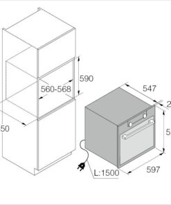 ASKO Four à pyrolyse 60 cm OP8687AH-1