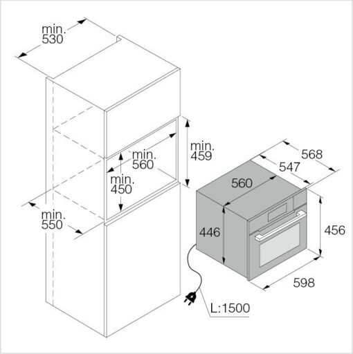 ASKO Combisteam - Micro-ondes 60 cm OCSM8478G