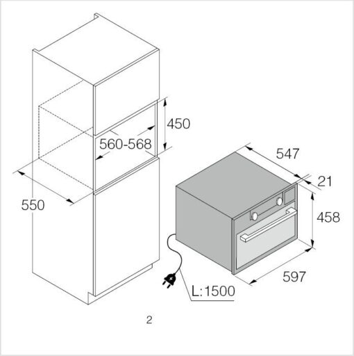 ASKO Combisteam - Micro-ondes 60 cm OCSM8487A