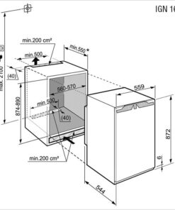 LIEBHERR Congélateur intégrable IGN-1664-21