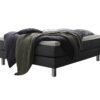 Lit boxspring Basio Hasena 160x200 cm Gris / Anthracite