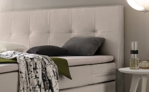 Lit boxspring incl. espace de rangement Miami Hasena 160x200 cm Beige / Anthracite – Image 3