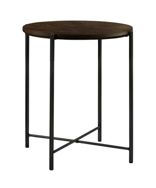 Table de nuit Nali Hasena Anthracite / Brun