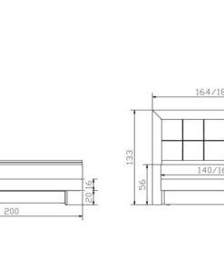 Lit boxspring incl. espace de rangement Texas Hasena 180x200 cm Beige / Brun_5