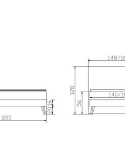 Lit boxspring Costa Hasena 160x200 cm Beige / Brun_5