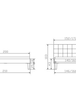 Lit Alcamo Hasena Hêtre coeur rouge bois massif 323-Kul white 140x200 cm Blanc / Brun_5