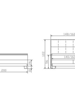 Lit boxspring Finca Hasena 180x200 cm Beige / Brun_5