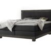 Lit boxspring Chicago Hasena 180x200 cm Anthracite / Gris