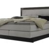 Lit boxspring incl. espace de rangement Nevada Hasena 140x200 cm Gris