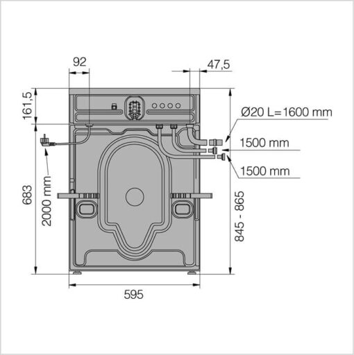 ASKO Lave​-​linge industriel - WMC 6743PB T – Image 4